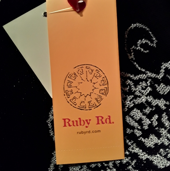 Ruby Rd black and silver sweater - Picture 4 of 6